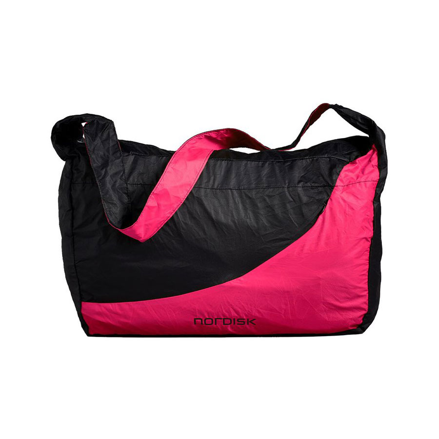 送料無料 ノルディスク マルメ ポケッタブル ショッピングバッグ Nordisk Malmo 25 Shopping Bag Black/Raspberry Pink 133083 バッグ 鞄