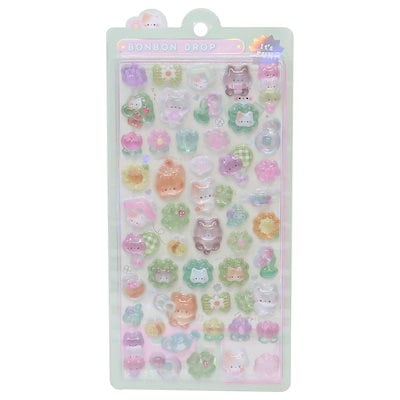 Qoo10] シールシート ボンボンドロップシール ね : 文具