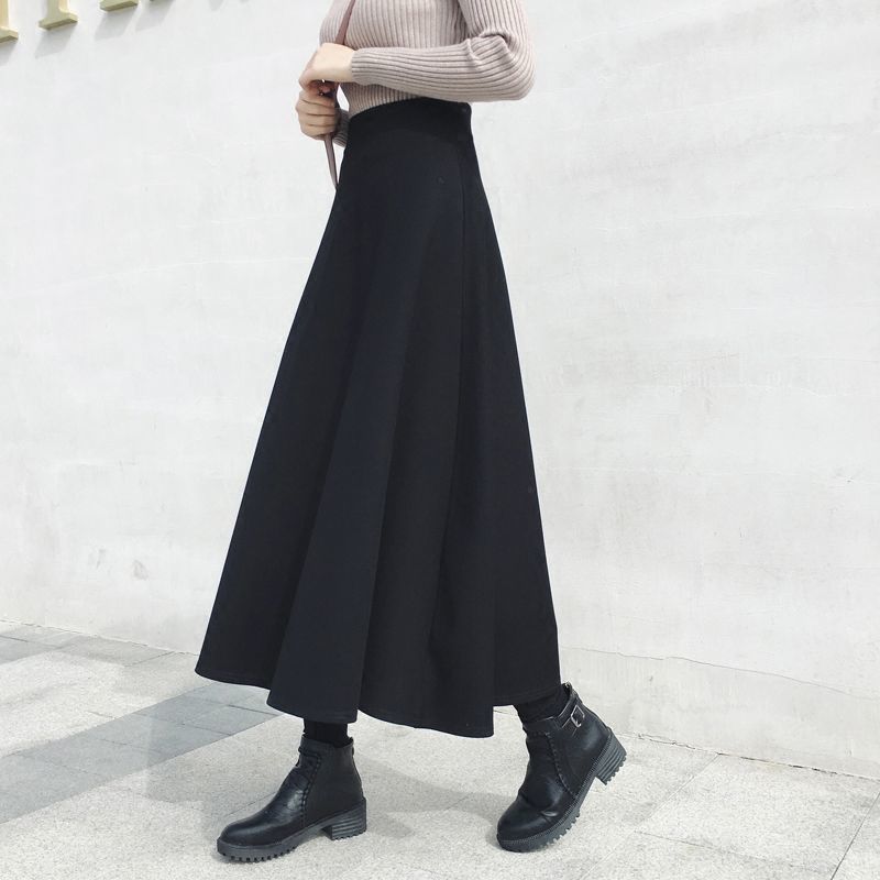 話題 日本最大の サテンスカート2022 春 ハイウエストビンテージ気質ロングスカート 着痩せ 百掛け 大注目