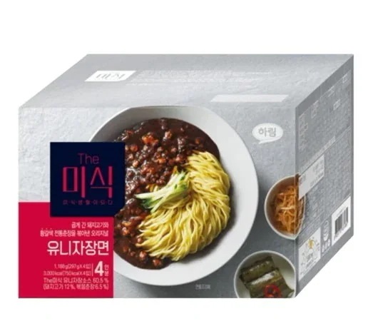 ザミシク ユニジャジャン麺 297g, 4個