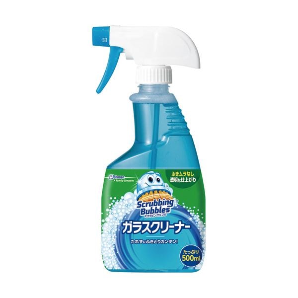 （まとめ）ジョンソン スクラビングバブル ガラスクリーナー 本体 500ml 1本 [x30セット]