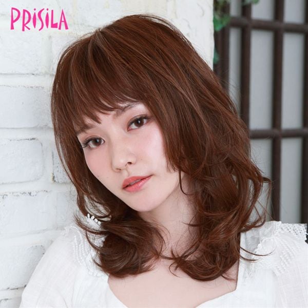 プリシラ オールウィッグレイヤーマッシュミディA-699耐熱 (送料無料) PRISILA フルウィ