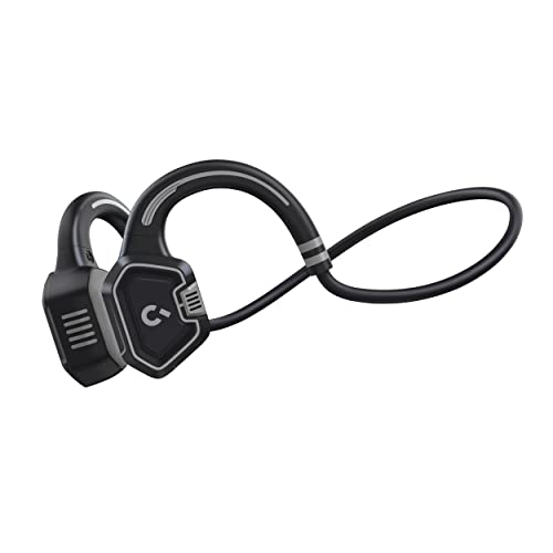 CROWD AUDIO 骨伝導 完全防水ワイヤレスイヤホン EP-02 Bluetooth IP68 16GBの内蔵メモリ 軽量 ヘッドセット スポーツ スイミング ランニング 汗 日本語取説付