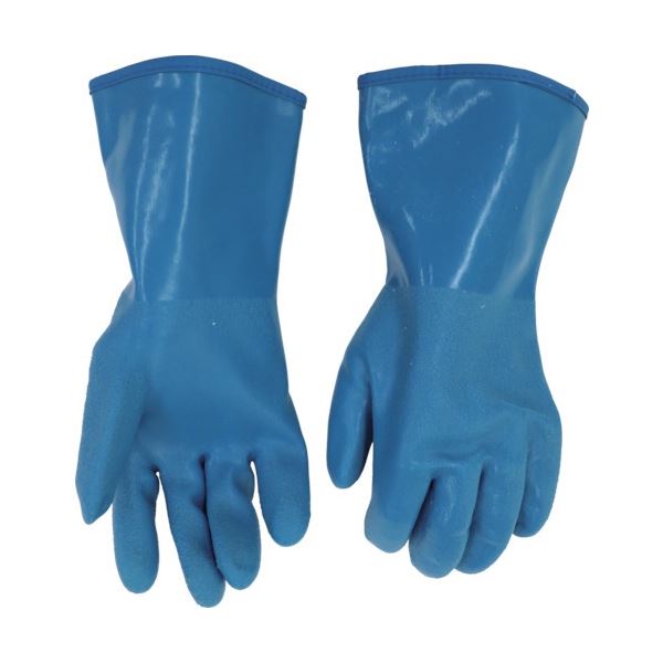 （まとめ）三重化学工業 ミエローブ ハイブリッド防寒 M ブルー NO.703-M 1双[x3]