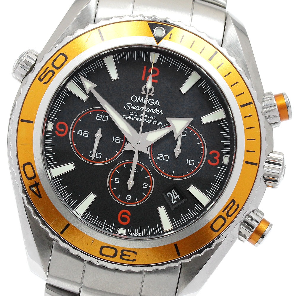 オメガ OMEGA 2218.50 シーマスター プラネットオーシャン コーアクシャル クロノグラフ 自動巻き メンズ _891603【中古】 236,750円