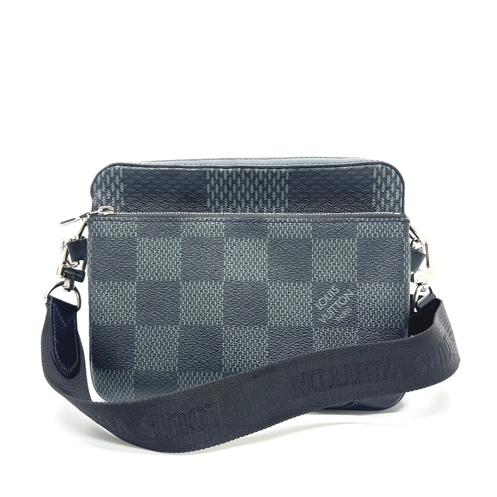 ショルダーバッグ N50017 グラフィット3D トリオ メッセンジャー カバン ダミエグラフィットキャンバス ブラック