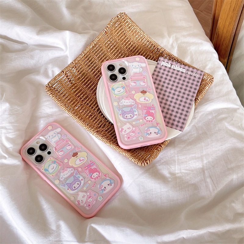 iphone15promaxに適したツーインワンアクリルファンデーションオールインクルーシブかわいいアップル14プロス漫画12落下防止保護カバー携帯電話ケース女性用 5,587円