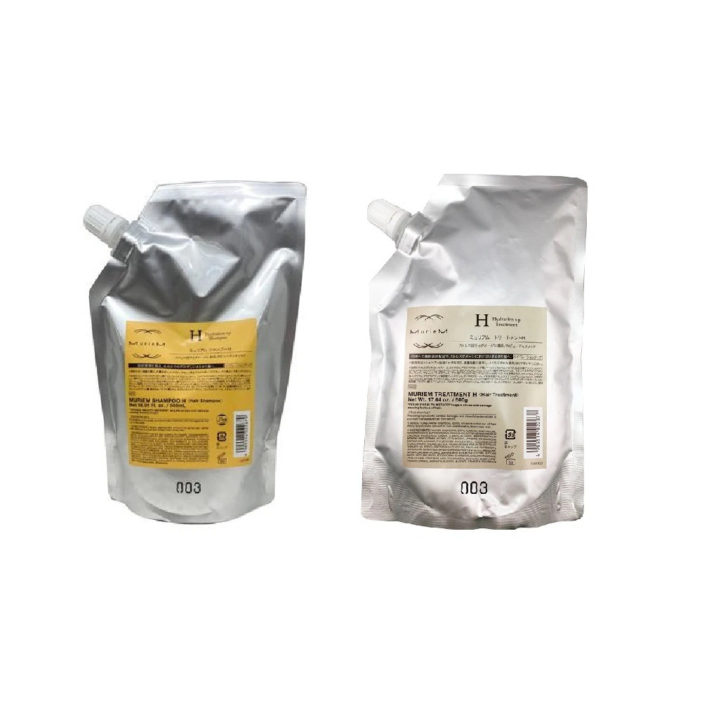 ミュリアムゴールド H ハイドレーション シャンプー 500ml & トリートメント 500g 詰替
