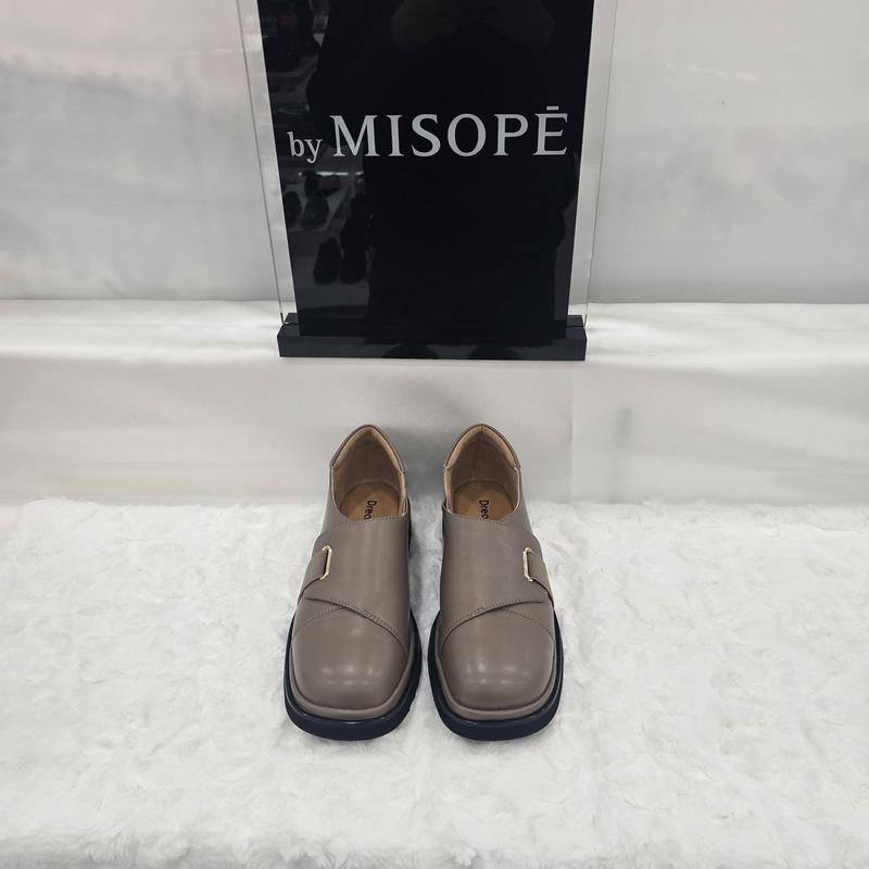 By 女性 三角 バンド ローファー 612HT493DH012 SEPIA 3 JJ