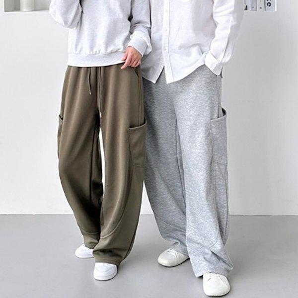 男女共用デイリーポケットポイントワイドパンツ DMS-PT-SSD251121
