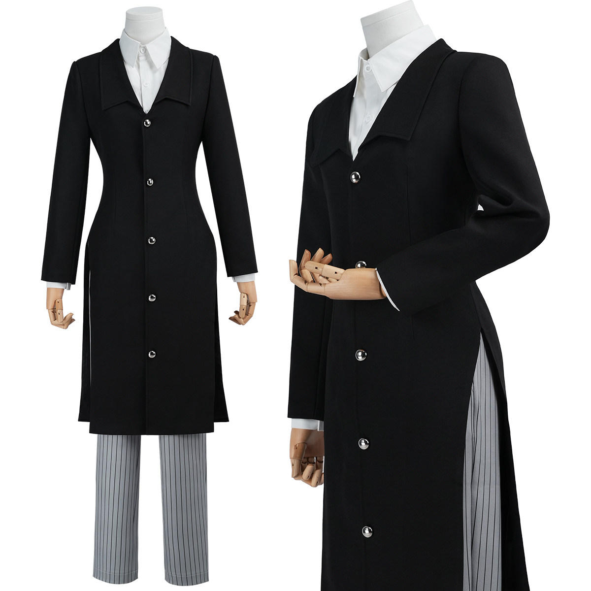 [2026 新作]HOLOUNCOSER 魘夢 コスプレ 紳士服 スーツ タキシード シルクハット付 C服 フルセット 仮装 ハロウィン アニメ