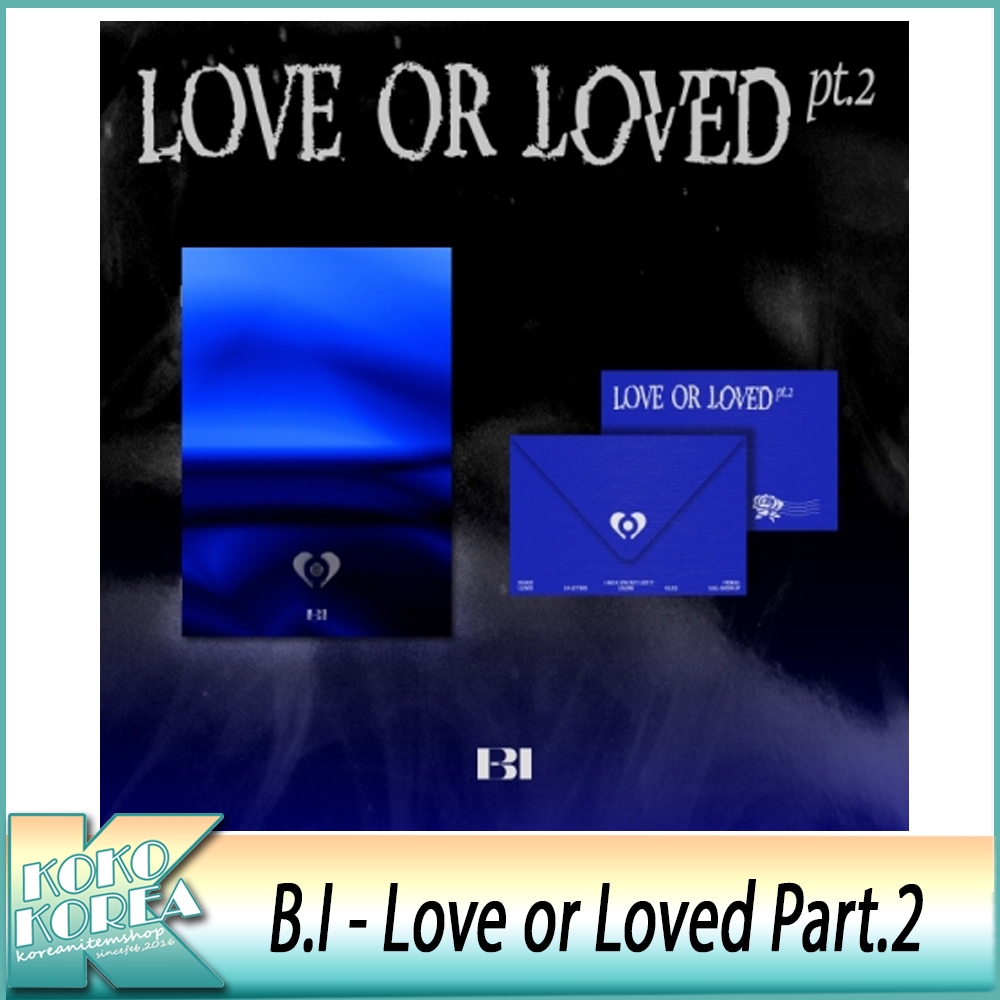 ２種セット B.I －Love or Loved Part.2 [Photobook ver. + ASIA letter ver.]