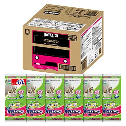 猫用 シート 複数ねこ用 消臭・抗菌シート 48枚(8枚×6袋) おしっこ ペット用品 ユニチャーム
