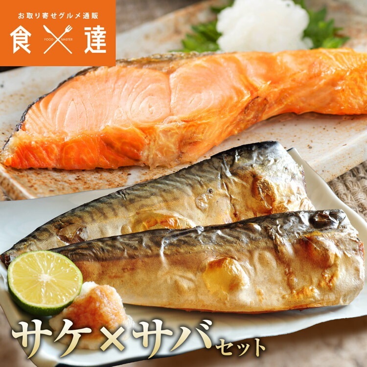 サケ＆サバセット 1kgx2 合計2kg 鮭 鯖 シャケ さば 指定日不可