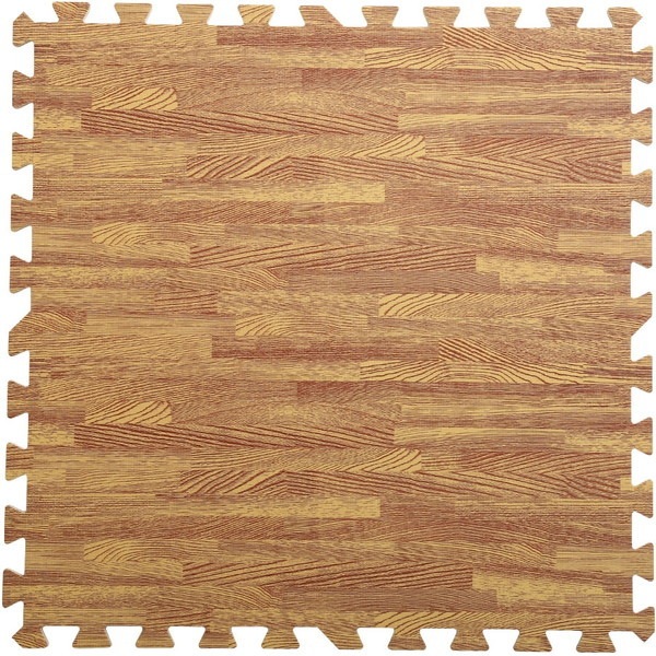 ホームテイスト MMT-48 ナチュラルな木目調ジョイントマット 48枚セット(大判60cm）【Fein-ファイン-】 ナチュラル メーカー直送