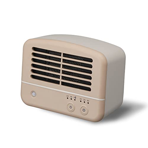 色：モカ ドウシシャ セラミックヒーター 人感センサー付 パーソナル モカ ピエリア