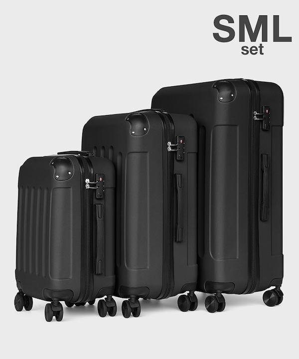 Qoo10 kevala SML 3個SET スーツケース 2wa