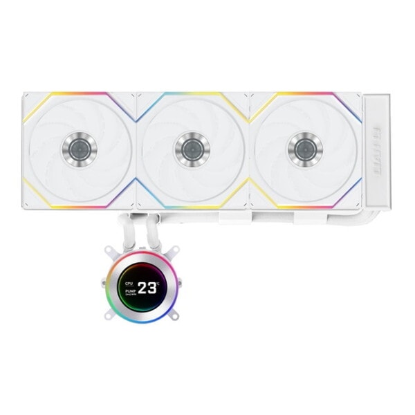 Lian Li GHS2LCD36TW ホワイト ハイドロシフト II LCD-C 360TL CPUクーラー