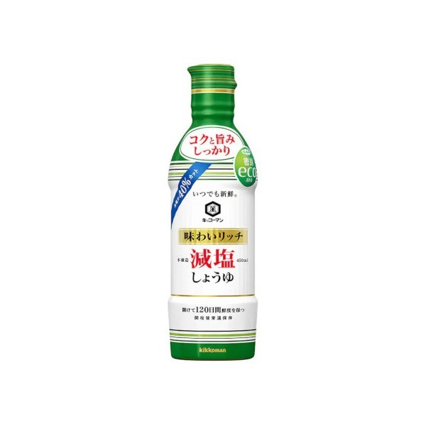 いつでも新鮮 味わいリッチ減塩しょうゆ 620ml 12 メーカー直送