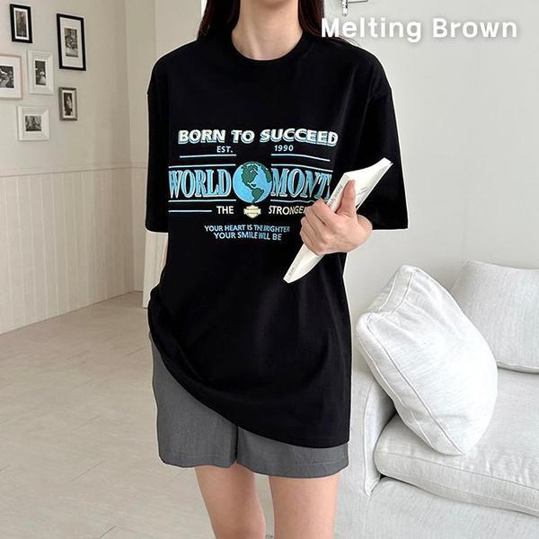 女性プリント半袖女性オーバーフィット半袖Tシャツwd3