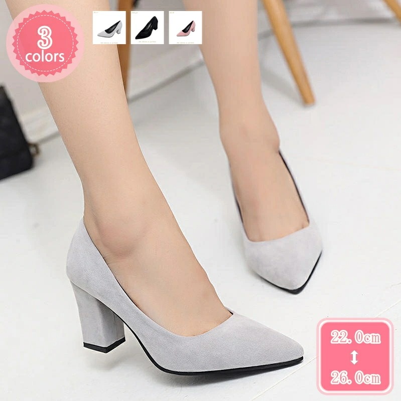 777円OFFクーポン パンプス 痛くない 太めヒール レディース 美脚パンプス 7cmヒール レディースパンプス 通勤パンプス 冠婚葬祭 結婚式 歩きやすさい 痛くない スリッポン シンプル ポイン