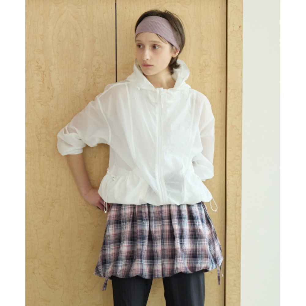 COVERNAT レディースシアーシャーリングナイロンジャケットホワイト 14,547円