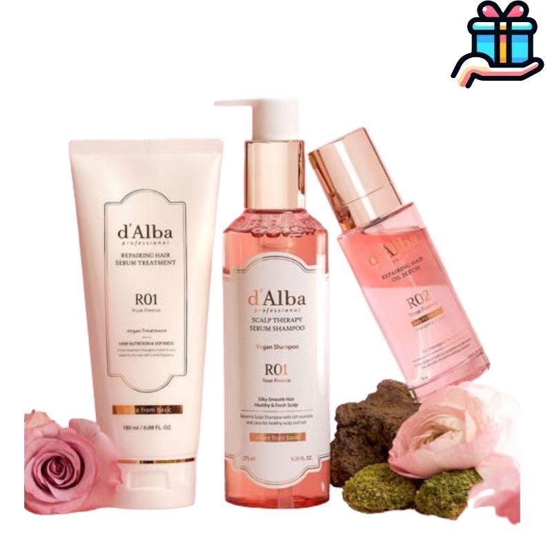 [新しい香り発売] NEW ロゼ ヴィーガン ヘアケア3種 企画セット シャンプー300ml + トリートメント300ml + ヘアオイルセラム75ml ロゼ フリージアの香り ヘアケア ダメージヘア 7,119円