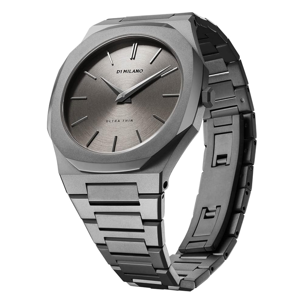 D1ミラノ 腕時計 メンズ UTBJ22 ウルトラ シン アントラチーテ 40mm ステンレス ベルト グレー 時計 おしゃれ 人気 シルバー 銀 38,350円