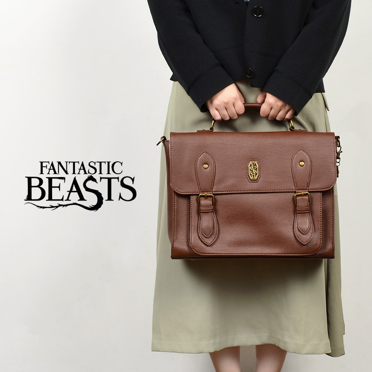 サッチェルバッグ リュック ファンタスティックビースト コラボ レディース ショルダーバッグ トートバッグ 斜め掛け 3wayバッグ ファンタビ 大きめ かわいい