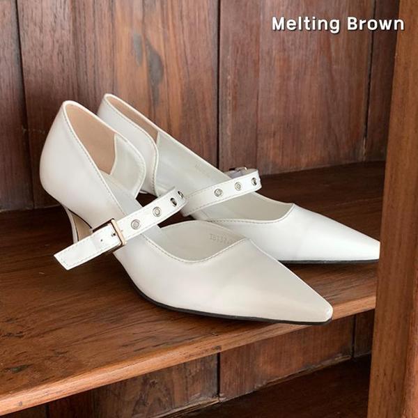 女性靴バックル スティレットヒールパンプス K37 7,603円