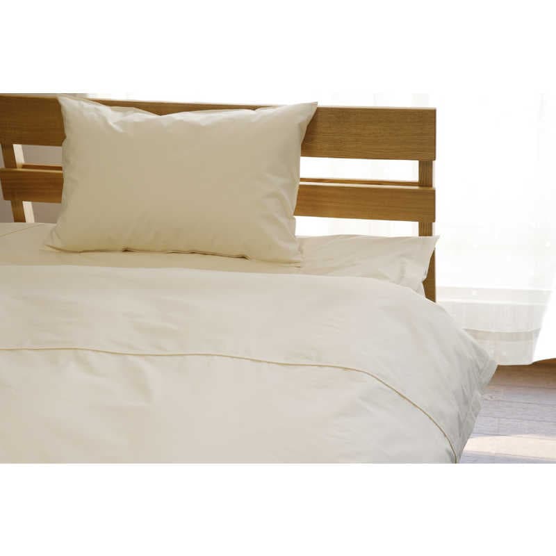 ハート(生毛)　有機高密度防ダニ枕カバーL 2枚組 ［43×63cm枕用 /ファスナータイプ］　ｺｳﾐﾂﾄﾞﾎﾞｳﾀﾞﾆﾏｸﾗｶﾊﾞｰ