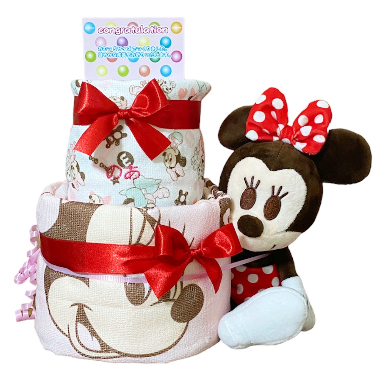 おむつケーキ 出産祝い 女の子 お祝い プレゼント 贈り物