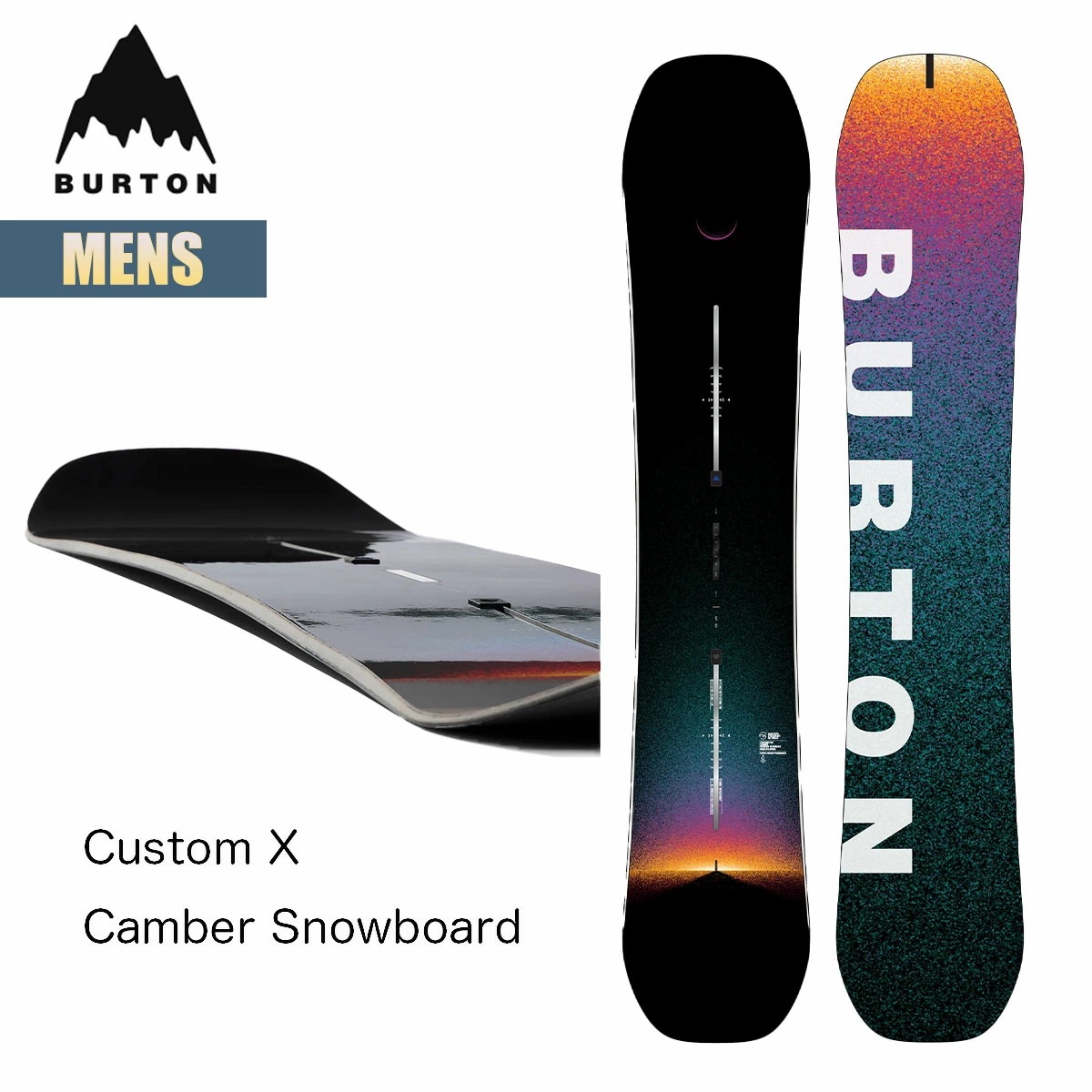 スノーボード 板 メンズ 24-25 カスタムX キャンバー W25JP-106891 Mens Custom X Camber Snowboard 154 ディレクショナルシェイプ 70,785円