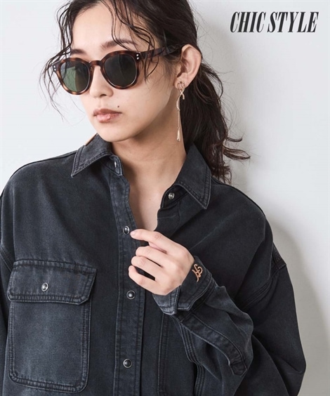 シャツ・ブラウス ソフトデニムシャツ 大きいサイズ有 シックスタイル