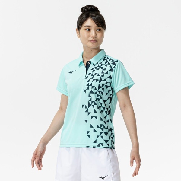 ミズノ MIZUNO ゲームシャツ ラケットスポーツ 半袖 レディース 62JAC22720