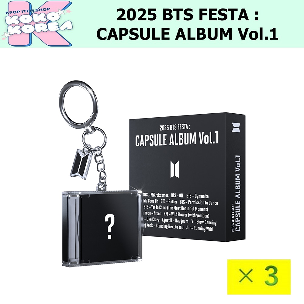 3個買ってお得 2025 BTS FESTA : CAPSULE ALBUM Vol.1