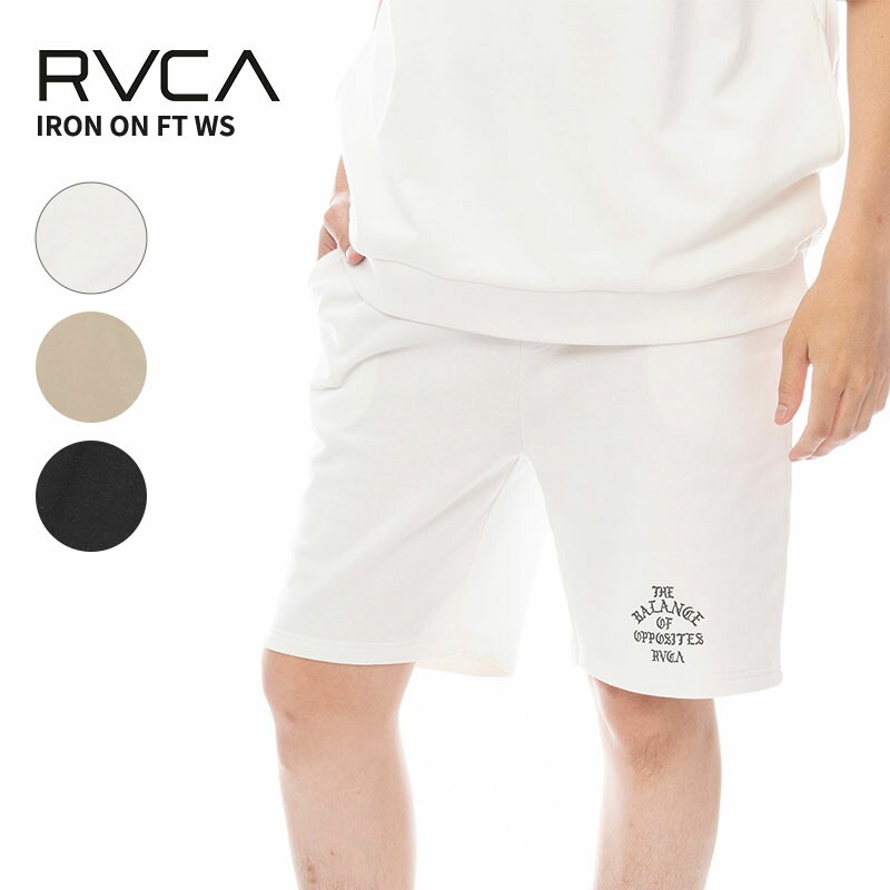 ルーカ メンズ スウェット ショートパンツ 短パン RVCA メンズ IRON ON FT WS ボトムス 男性 BF041652