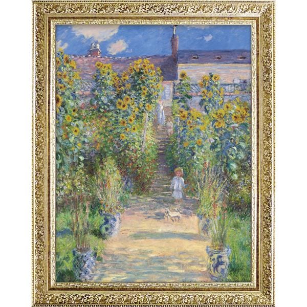 ユーパワー ミュージアムアート Gel加工 アートフレーム モネ「ヴェトゥイユの画家の庭」 12,728円