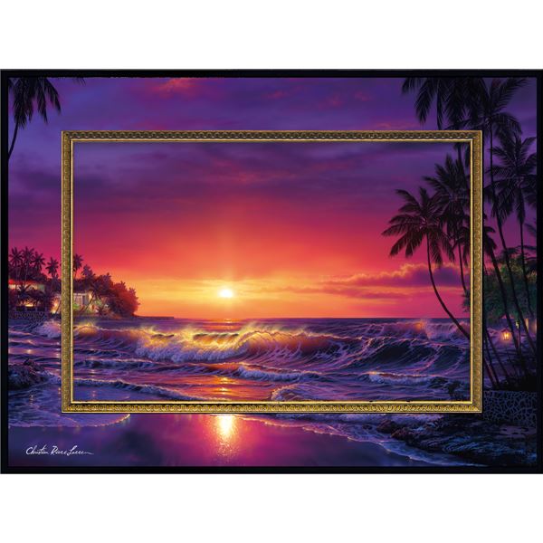 ユーパワー クリスチャン/リース/ラッセン ビッグアート Mサイズ 「アンバー ドーン」