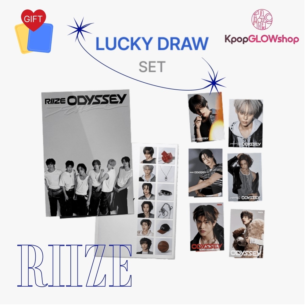 RIIZE [ラッキードロー] 1 of 7 (ランダム) 1stアルバム [ODYSEY] (PHOTOBOOK Ver.)(セット)