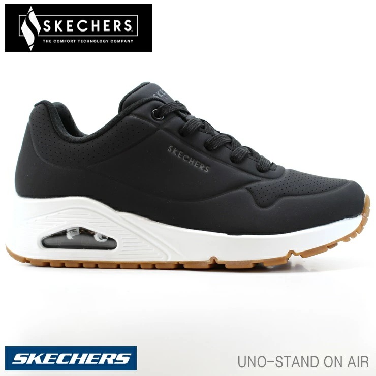 UNO レディース スニーカー UNO-STAND ON AIR 73690 BLK ウノ-スタンド オン エア