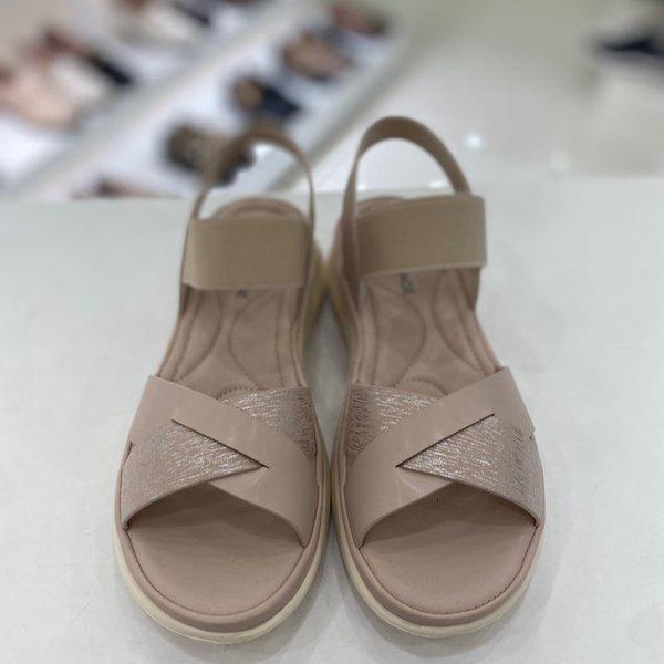 女性超軽量甲バンドサンダル 3CM YAEMDS704NYPI HFPS2A GN_GN