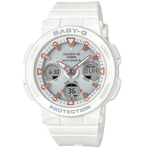 カシオ BGA-2500-7AJF BABY-G Beach Traveler Series 10気圧防水 タフソーラー電波時計その他 ファッション腕時計