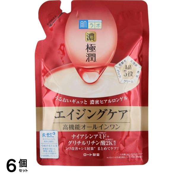 極潤 ハリパーフェクトゲル 80g (詰め替え用) 6個セット