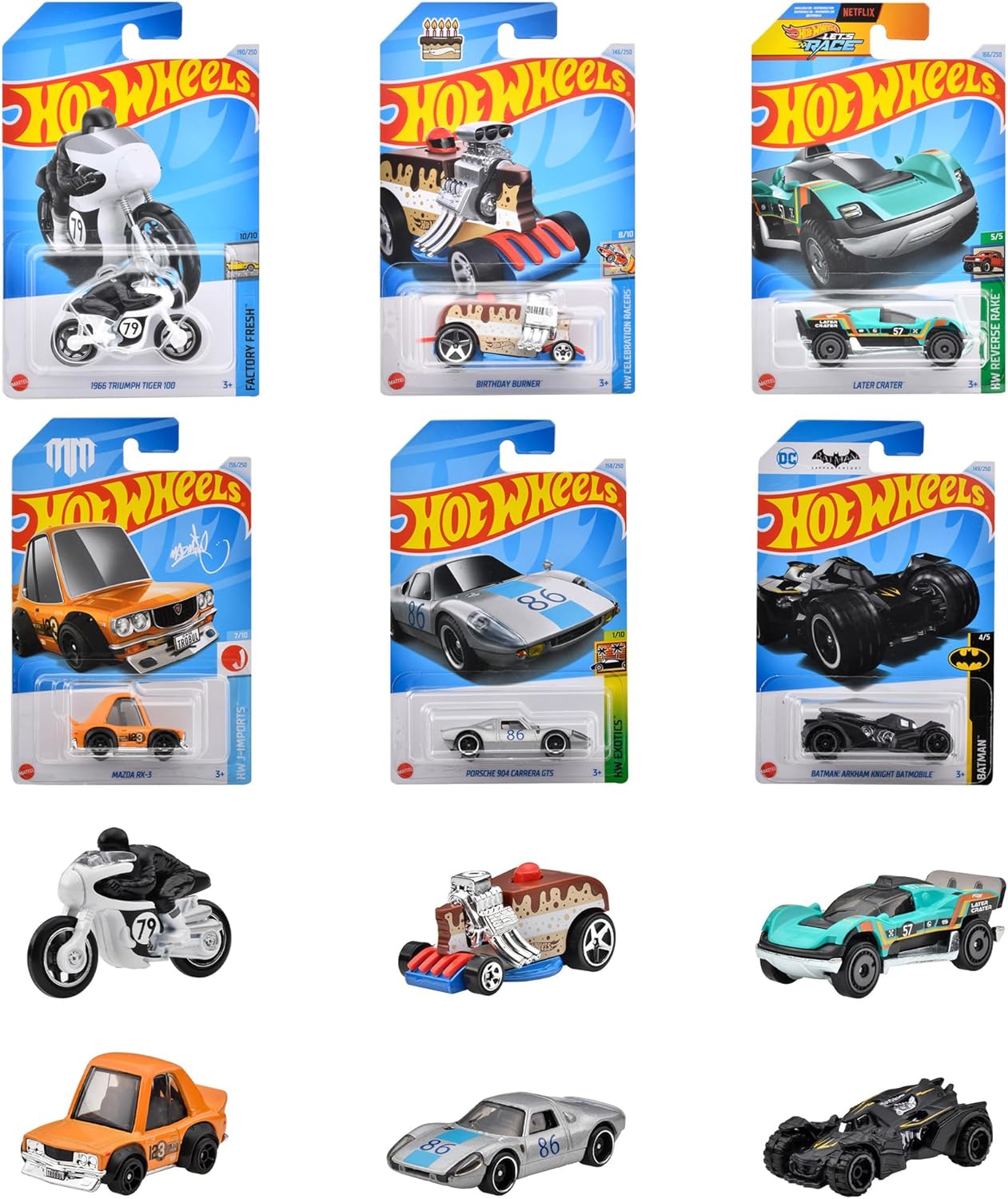 ホットウィール Hot Wheels ベーシックカー Jアソート 36台入り BOX販売 乗り物おもちゃ ミニカー 3歳から 98MJ-C4982