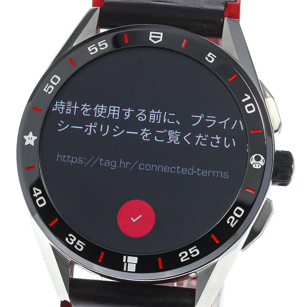 タグホイヤー TAG HEUER SBG8A13.EB0238 コネクテッド スーパーマリオ リミテッドエディション クォーツ メンズ 箱・保証書付き_766262【中古】