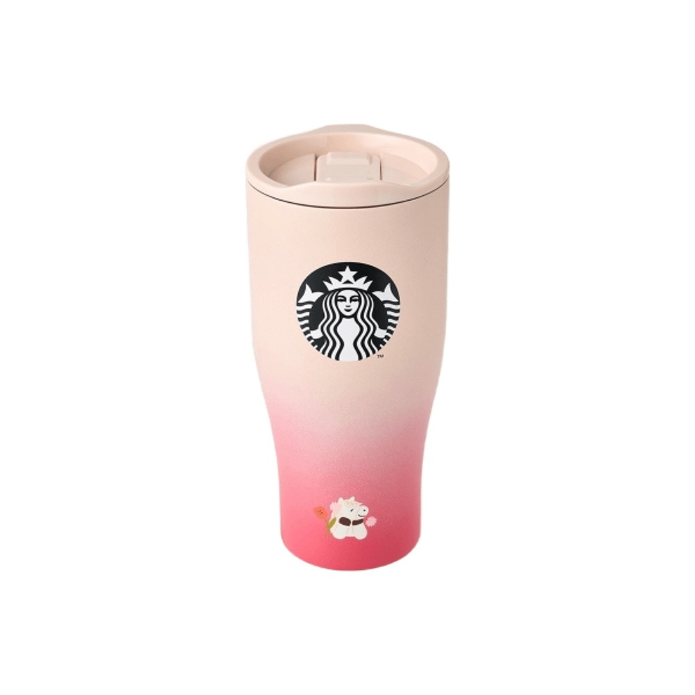 SS ポニーアンドフラワー オンブレ タンブラー 784ml +エコタンブラー ドリンククーポン(カカオトーク発送)
