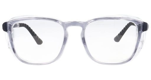 [藤田光学] 花粉症用メガネ 花粉 ゴーグル ドライアイ メガネ 保湿メガネ 曇らない レンズ 花粉対策 グッズ かふんしょう レディース メンズ めがね 防塵 (度なし, グレー)