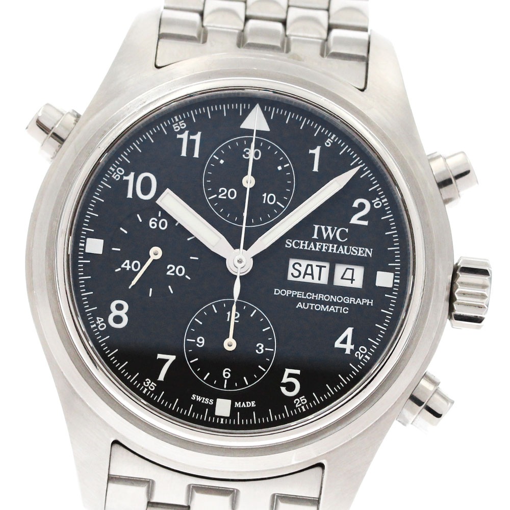 IWC IWC SCHAFFHAUSEN IW371319 ドッペル クロノグラフ デイデイト 自動巻き メンズ _877803【中古】