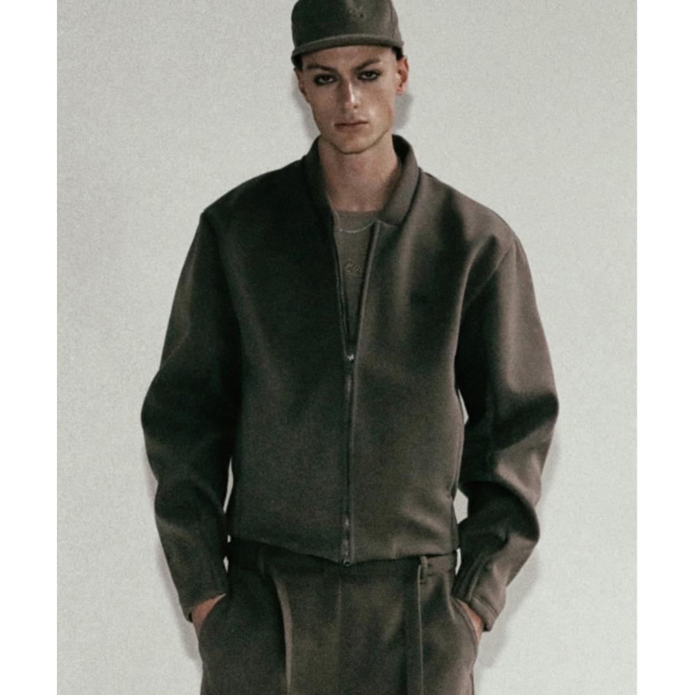 BADBLOOD Beyond Cash Soft Zip-Up Jacket Tobacco w-jkt24